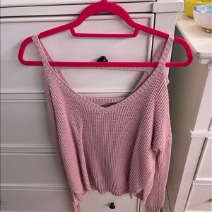 Hollister Cold Shoulder Sweater